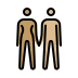 woman and man holding hands, medium skin tone, medium-light skin tone